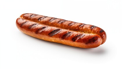 sausage on a white background