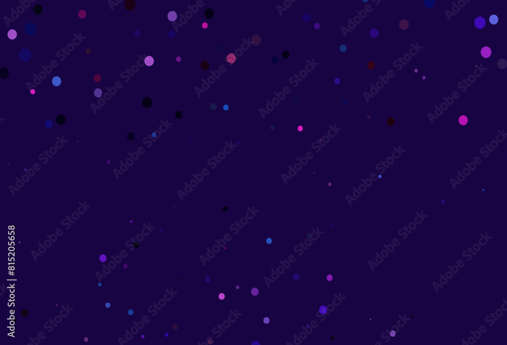 Poster light blue, red vector layout with circle shapes.