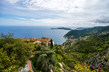 Beautiful panoramical view from Eze