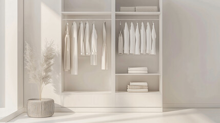 Effortless Elegance: Minimalist Wardrobe with Capsule Collection of Neutral Clothing