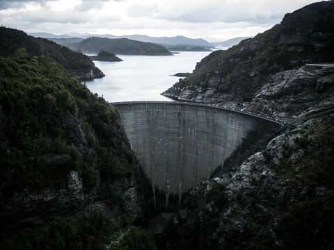 Gordon Dam in Tasmania Australia
