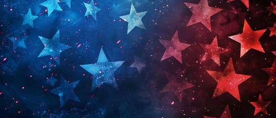 Happy Independence Day Background with Copy Space for Text.