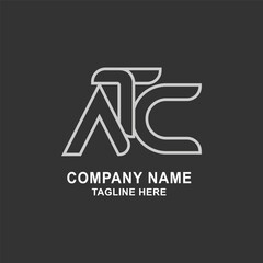 ATC letter logo creative design