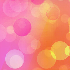 Pink bokeh square background for posters, ad, banners, social media, events and various design works