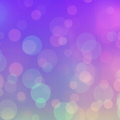 Purple bokeh square background for posters, ad, banners, social media, events and various design works