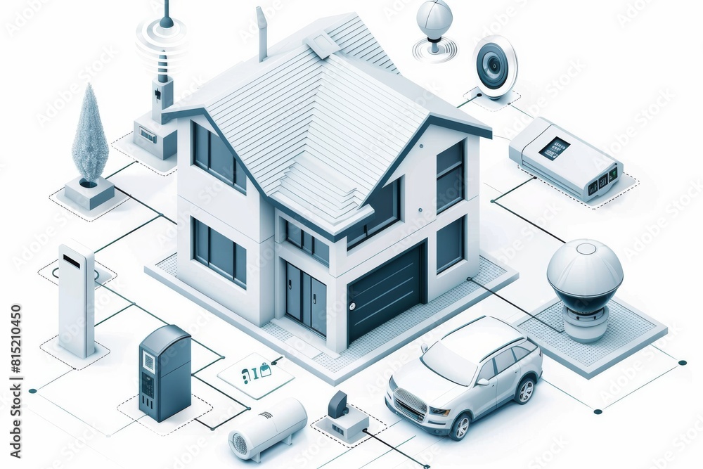 Poster remote control of security systems via smartphones enhances monitoring through ai technology in vide