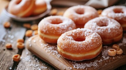 Indulge in the delightful Finnish tradition of enjoying sugar donuts paired with refreshing sima during Vappu celebrations