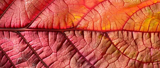 Obraz premium Macro image of a leaf background.