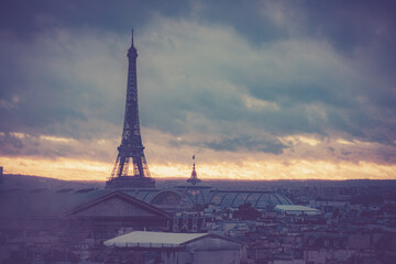 The Eiffel Tower : a Famous Iron Sculpture, Symbol of Paris