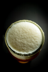cerveza fría espuma
