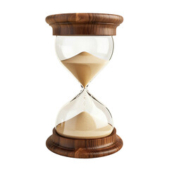 hourglass isolated on white background