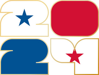 2024 with flag of Panama