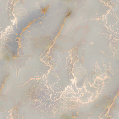 Marble Alcohol Ink. Pink Ink Paint. Gold Oriental