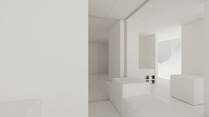 architecture interior 3d