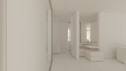 architecture interior 3d