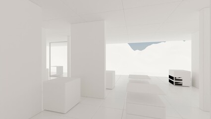 architecture interior 3d