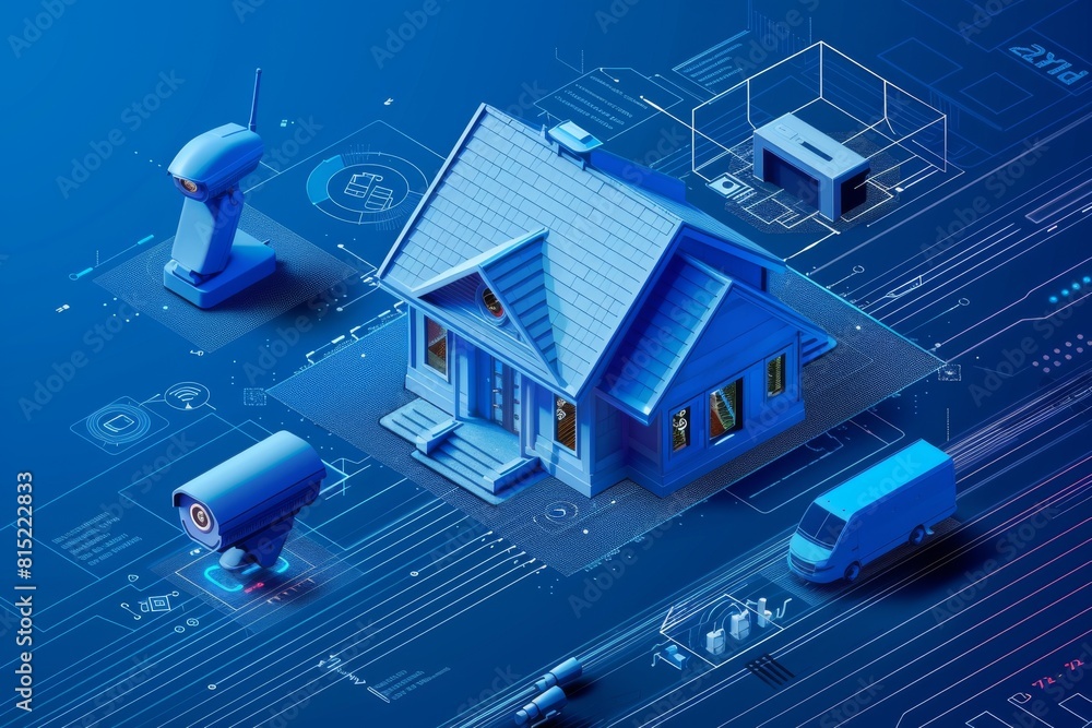 Aufkleber real-time alert systems in security cameras ensure networked security, supported by hd technology an