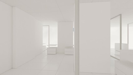 architecture interior 3d