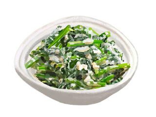 ほうれん草の白和え