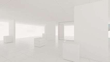 architecture interior 3d