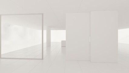 architecture interior 3d