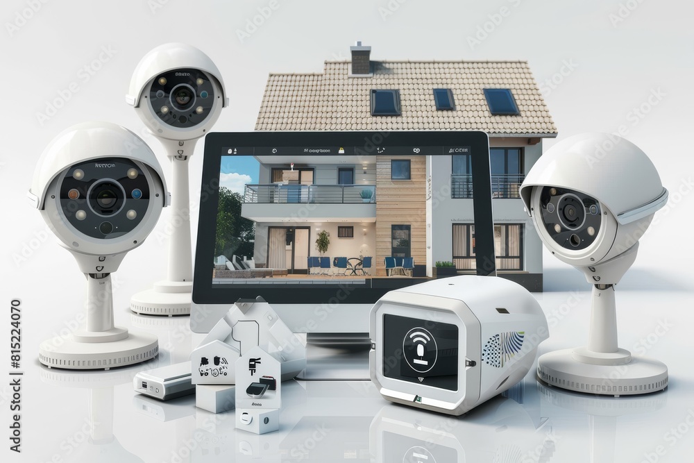 Poster video camera integrates contemporary security devices, managing security cameras through user-friend