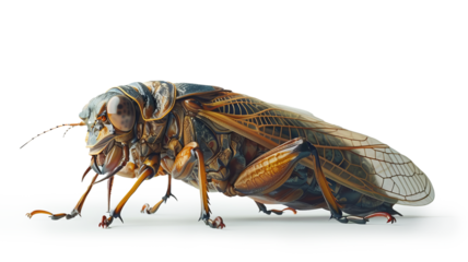 cicada Isolated on transparent background