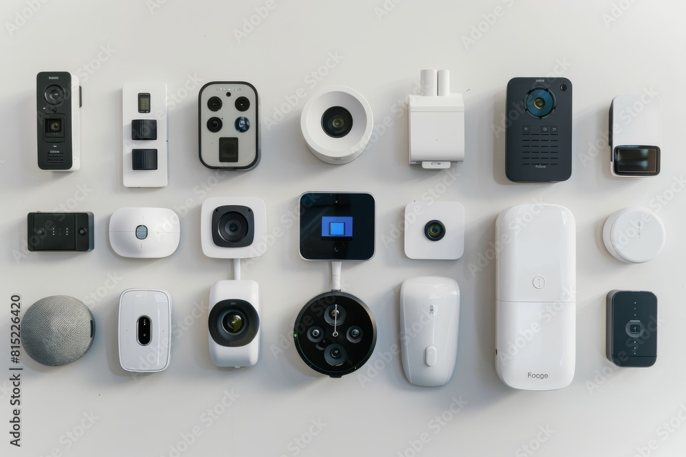 Aufkleber cctv vigilant voice-activated systems automate surveillance operations, discreetly securing properti