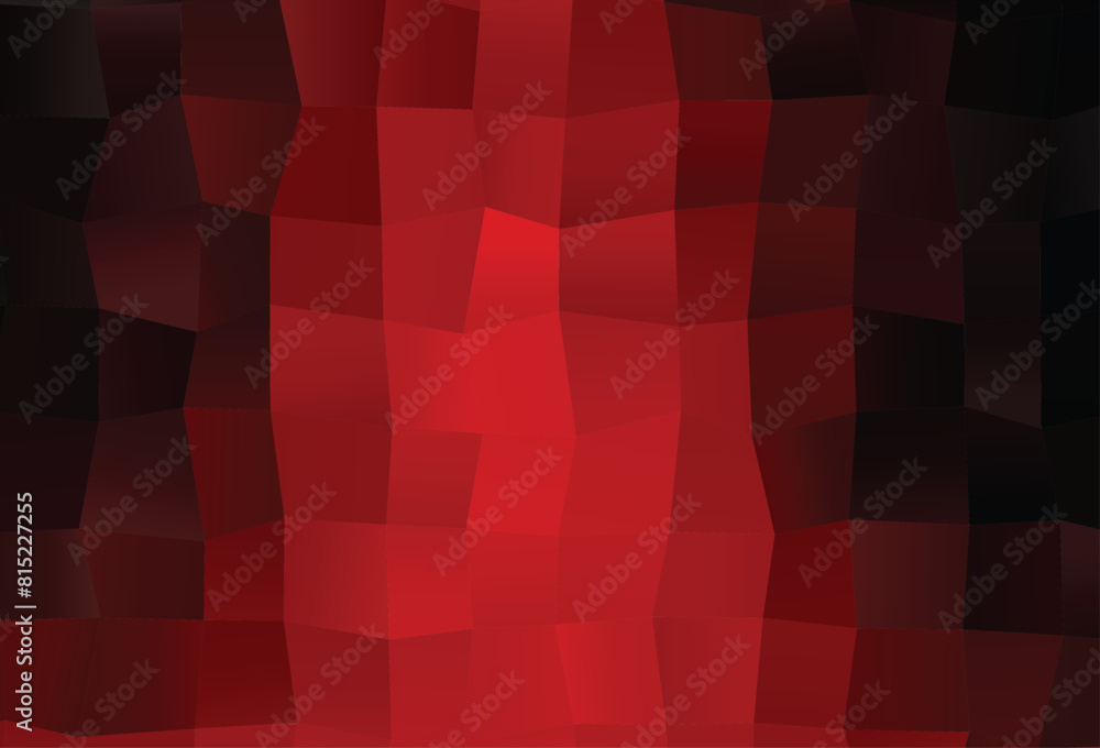 Poster light red vector abstract polygonal texture.
