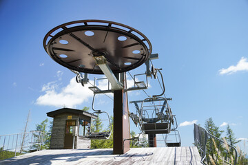 夏・スキー場のリフト