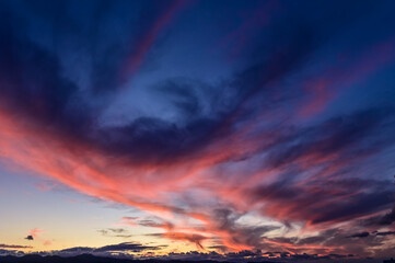 Unique sunsets in the beautiful island of Cyprus