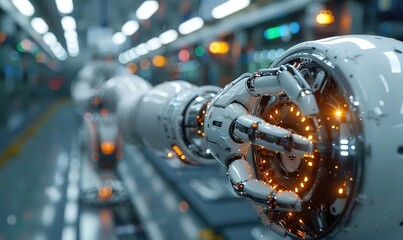 AIdriven robot assisting in a medical procedure, sterile environment, dynamic angle