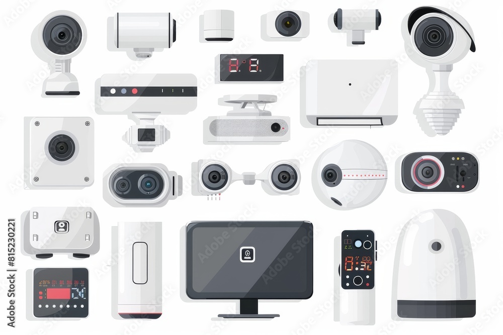 Poster camera watches over surveillance setups via two-way lan, securing protective measures in security se