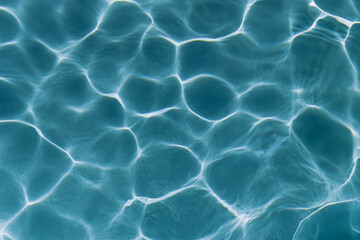 pool water background. the texture of the water in the pool