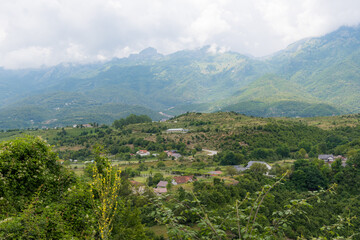Fototapeta premium The beautiful landscape of North Albania