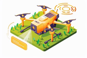 Smart technology in agriculture utilizes drones for precision monitoring and smart farming techniques