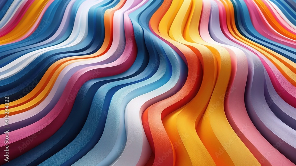Poster amidst a sea of dynamic lines, striped backgrounds captivate the imagination with their bold pattern