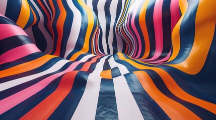 Abstract background with swirling lines in a vibrant color palette