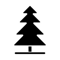 pine Glyph Icon Design
