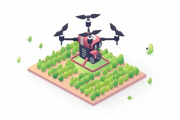 Agricultural drone technology supports crop analysis in tulip fields, advancing agritech and sustainable farming practices