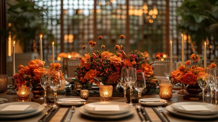 cultural minimalist decor, chic wedding reception decor merges cultural elements, clean lines, and muted tones for a minimalistic ethnic vibe