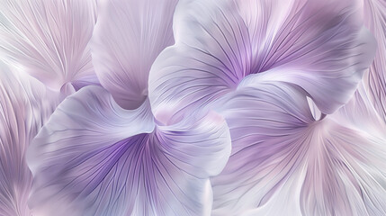 Floral background with soft lilac petunia petals 