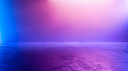 A blue and purple sky with a large empty space