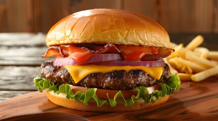 A Succulent Summer Cheeseburger