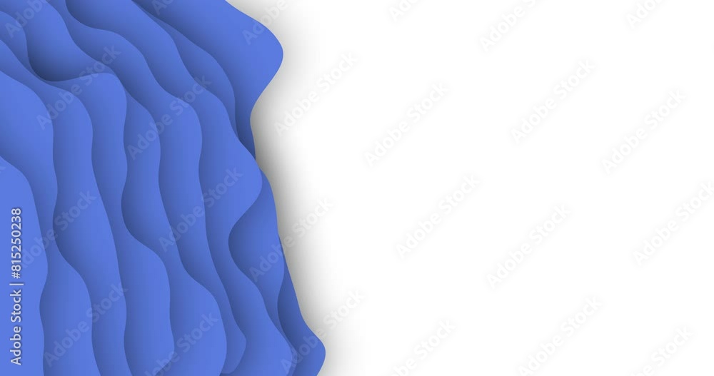 Poster curved wavy abstract blue color tone with light leaks for blurred effect background. metaverse abstr