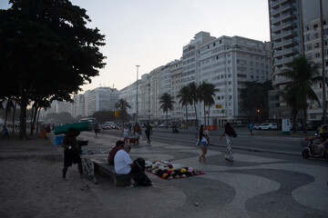 Obraz premium citylife in the evening