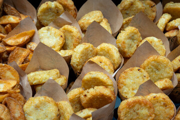 Handcrafted Potato Chips: Crispy, Golden-Brown Snacks Bursting with Savory Flavor, Perfect for...