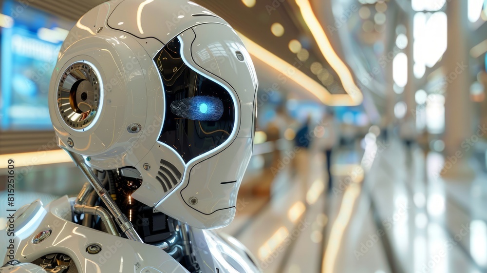 Poster the realm of robotics and automation, where machines mimic human actions, reshaping industries and e