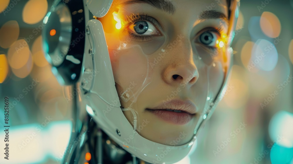 Poster the realm of robotics and automation, where machines mimic human actions, reshaping industries and e