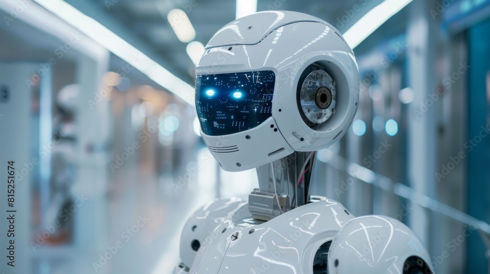 Poster the realm of robotics and automation, where machines mimic human actions, reshaping industries and e
